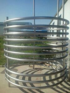 Titanium Tubing Coil Custom Fabrication