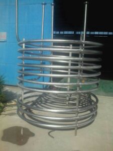 Titanium Tubing Coil Custom Fabrication